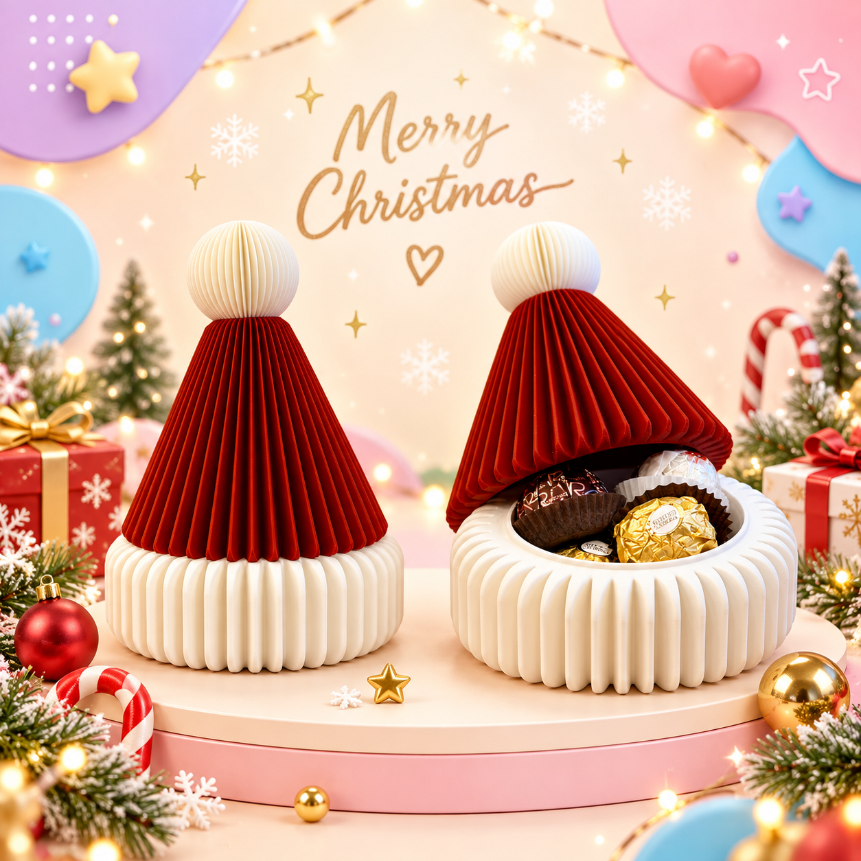 Tigela Chapéu do Papai Noel