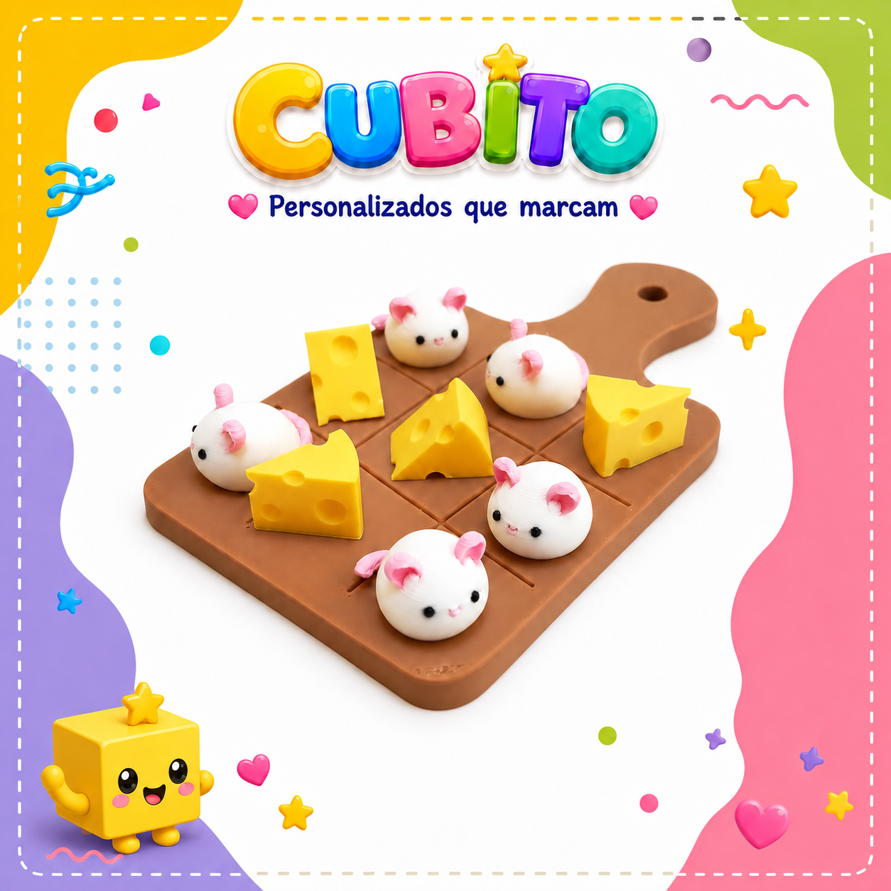 Jogo da velha - rato e queijo