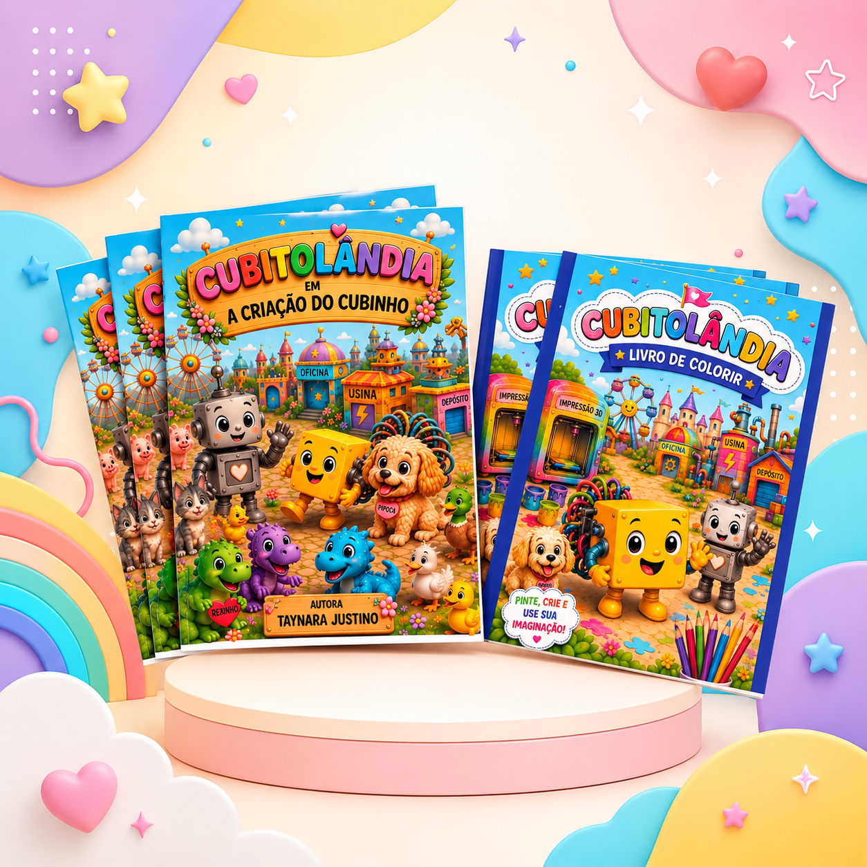 Livro: Cubitolândia em A criação do Cubinho